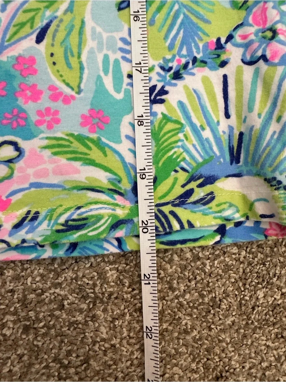 Lilly Pulitzer Pajama Set Girls Size 14 LS Shirt & Pants Colorful Tropical Print
